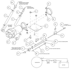 Section 14 Diagram and Parts List for MK-2420HSP 170954 MK Diamond Concrete Saw